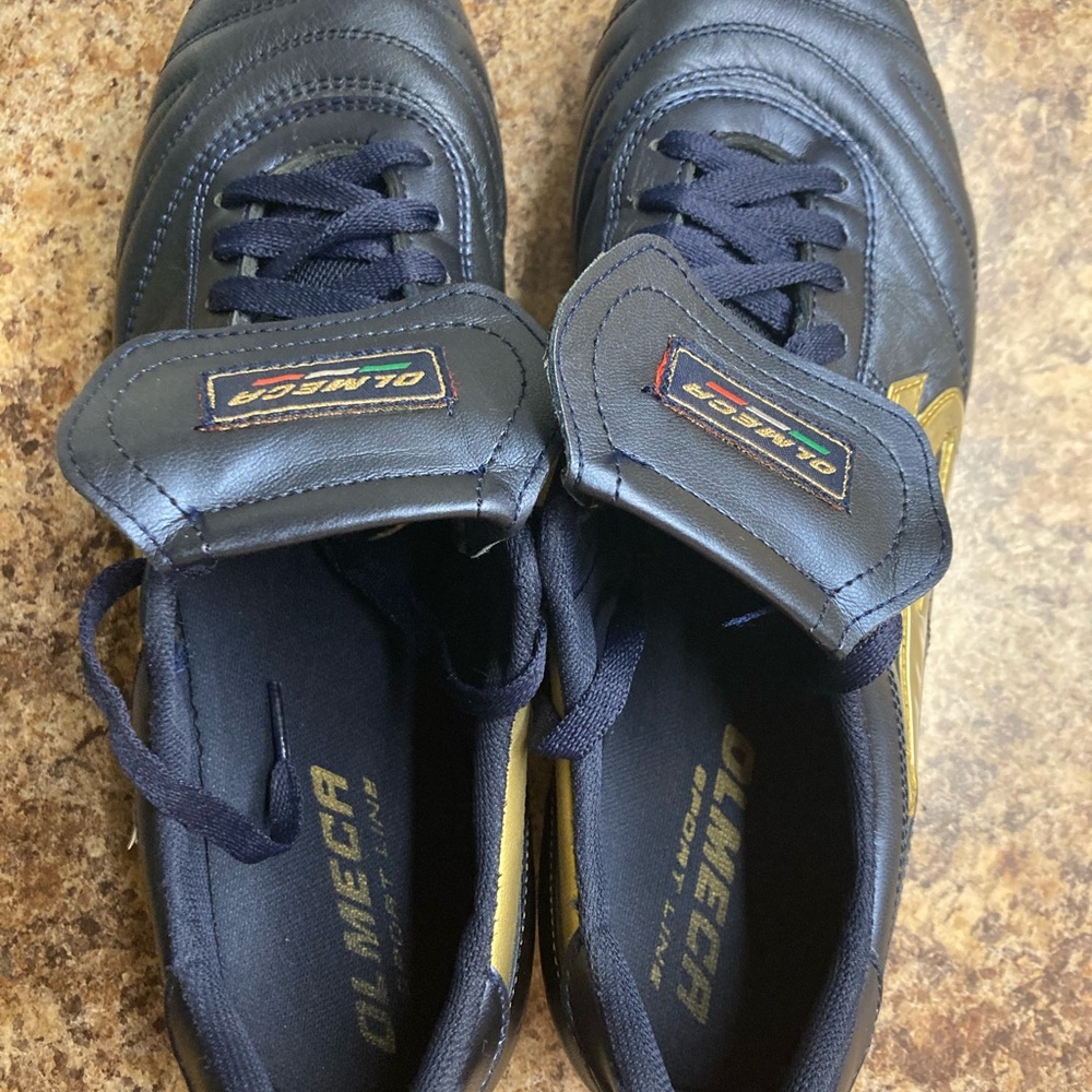 Olmeca Cleats  and Gold Athletic Shoes